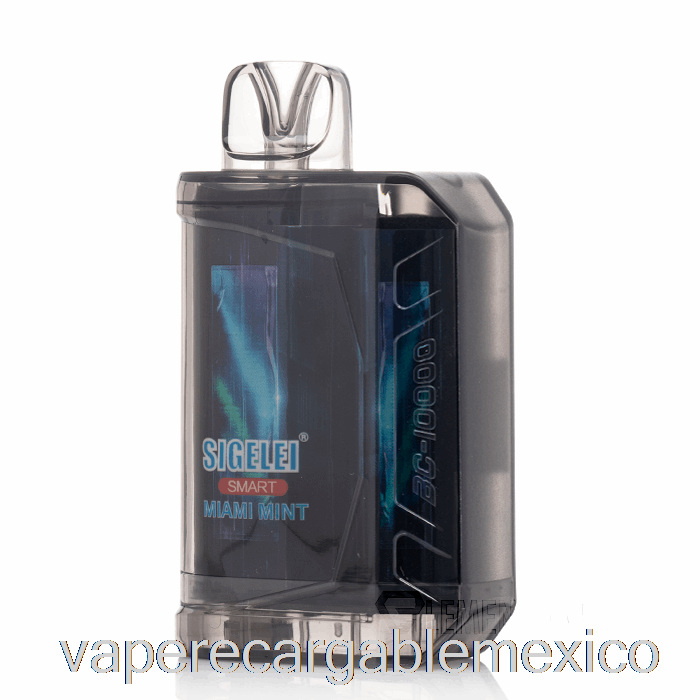 Vape Recargable Sigelei Smart Ac10000 0% Cero Nicotina Desechable Miami Mint